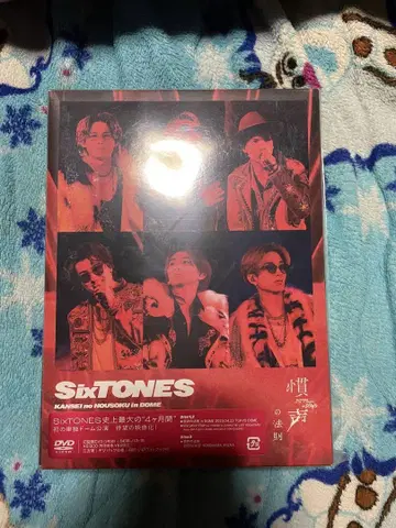 SixTONES 관성의 법칙 초회판 DVD