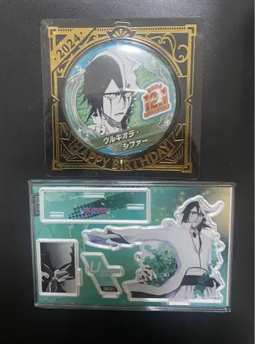 BLEACH 벌스데이 생일 캔뱃지 명장면 디오라마 피규어 우루키오라