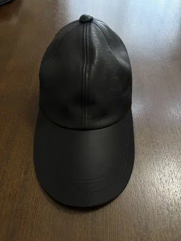 santafe 블랙 가죽 캡