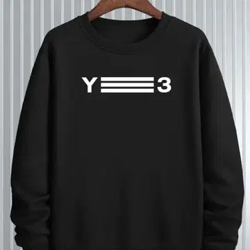 Y-3 블랙 맨투맨 M(JP-XL)