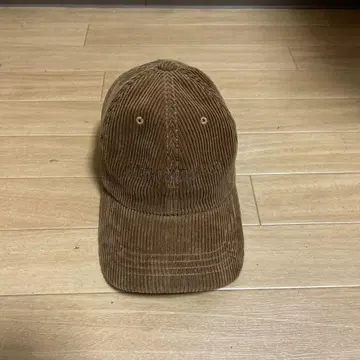 브라운 코듀로이 캡