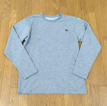 THE NORTH FACE 그레이 포켓 부착 긴팔 티셔츠 사이즈 M