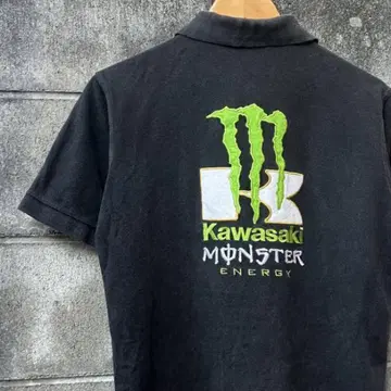 MONSTER KAWASAKI 반팔 피케 셔츠 사이즈 M