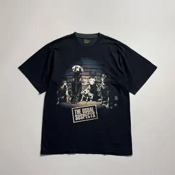 90s~ USUAL SUSPECTS 영화 패러디 개 티셔츠