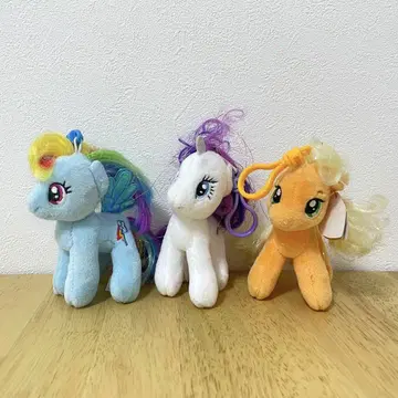 마이 리틀 포니 봉제 인형 3종 세트 아메 캐릭터 키링