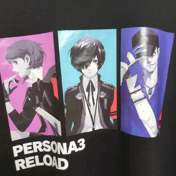PERSONA3 RELOAD 티셔츠 블랙