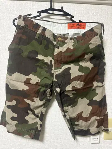 RED KAP 카모플라주 숏 팬츠