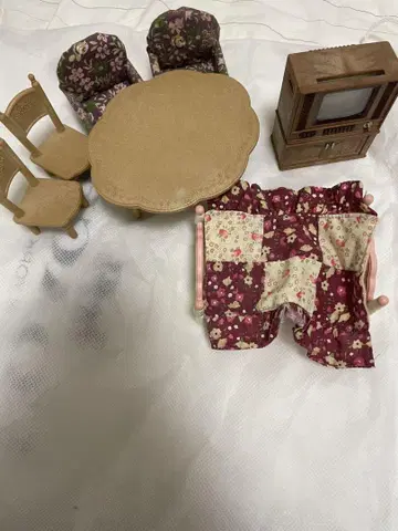 실바니안 패밀리 레트로 가구 세트