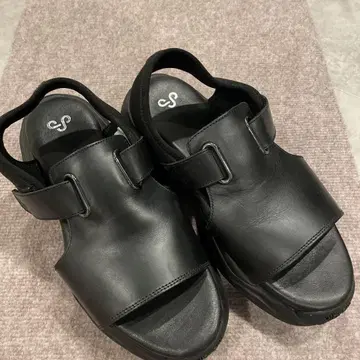 OAO 모노리스 블랙 샌들 29cm 송아지 가죽