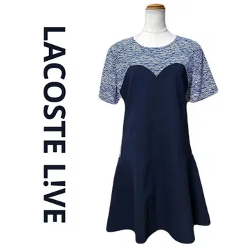 새상품급 LACOSTE L!VE 라코스테 라이브 도킹 원피스 반팔 L