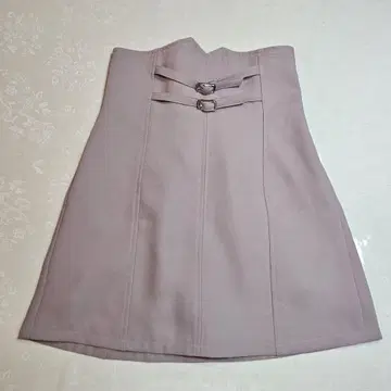 AnkRouge 스커트 스타일 큐롯 버클 레이스업 핑크