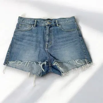 매디슨 블루 CUTOFF SPT DENIM 숏 팬츠 데님