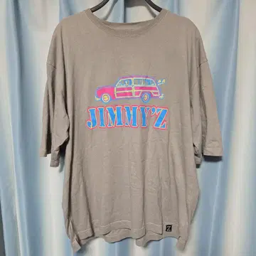 JIMMY'Z 오버 사이즈 티셔츠 그레이 XL