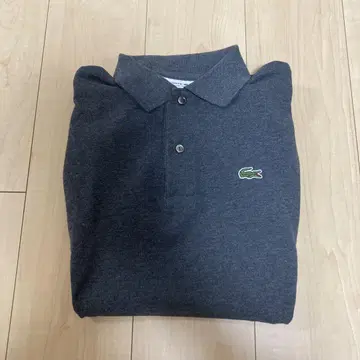 라코스테 다크 그레이 피케 셔츠 MADE in JAPAN