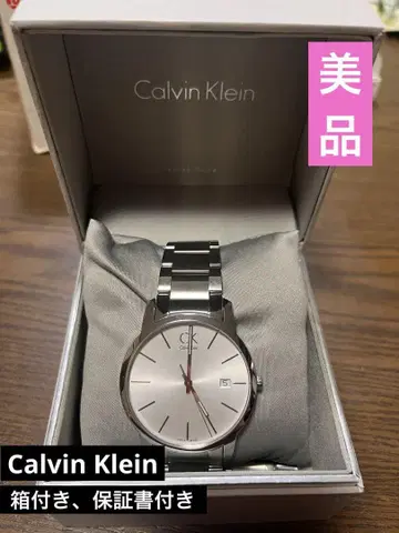 CALVIN KLEIN 손목시계 여성용 실버