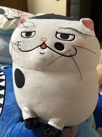 아저씨 고양이 봉제 인형