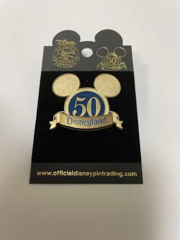 캘리포니아 디즈니 50주년 핀 배지