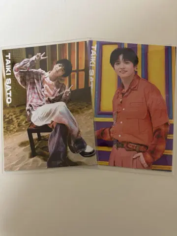 FANTASTICS 사토 다이키 트레이딩 카드 2장