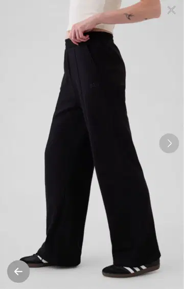 GAP 스웨트 팬츠 블랙