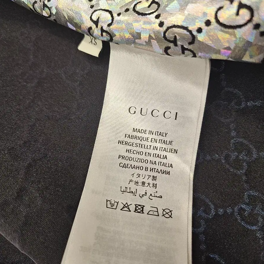 GUCCI | 구찌 GUCCI Gucci Laminated Sparkling GG Men's Jersey