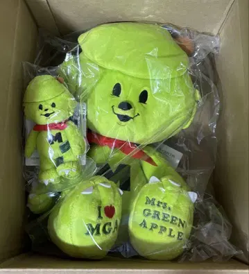 Mrs. GREEN APPLE 메멜 키링 봉제 인형 세트