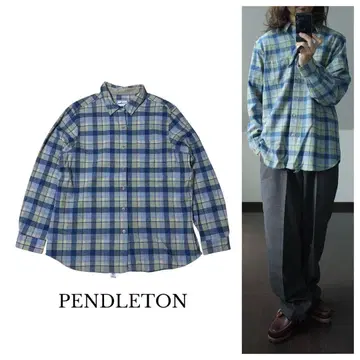 PENDLETON 펜들턴 빈티지 울 셔츠 체크 셔츠