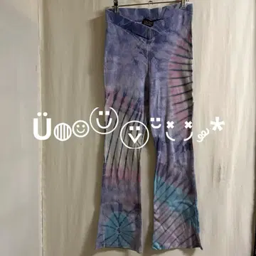 타이다이 에스닉 동양인 스트레치 팬츠 파스텔 계열 몽환룩