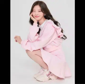 JILTU baby frill hoodie 핑크