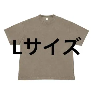 ovy Pigment Dyed T-shirts (brown) L 사이즈