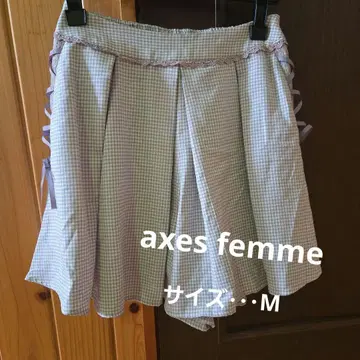 axes femme 엑시즈팜 사이드 레이스업 큐롯 양산형