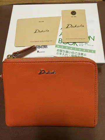Dakota 두겹 지갑 오렌지