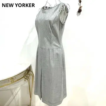 NEW YORKER 슬리브리스 원피스 그레이 심플