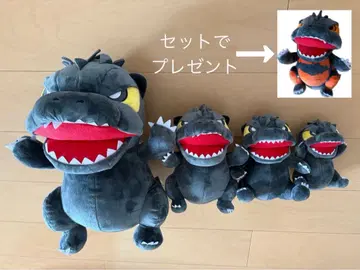 고질라 봉제 인형 세트