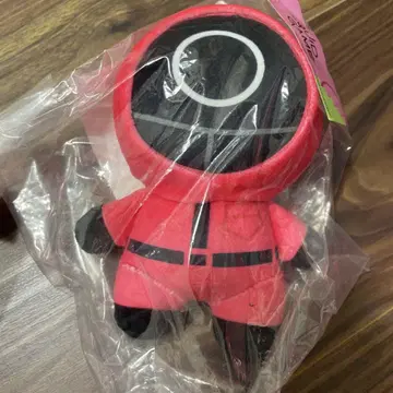 한국 한정판 이카 게임 핑크맨 봉제 인형 키링