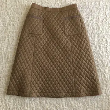 MLLE 퀼팅 스커트 M