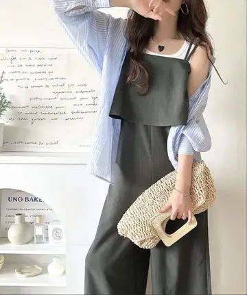 클래식 엘프 린넨 같은 프릴 뷔스티에 살로펫