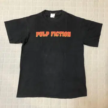 90s 펄프 픽션 빈티지 티셔츠 블랙 L 영화 무비
