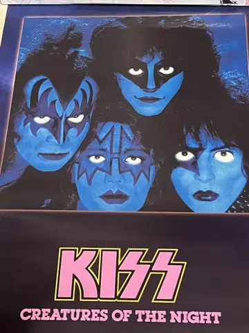 kiss creatures of the night 포스터 암흑의 신화