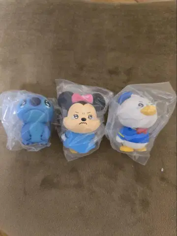 디즈니 캐릭터 나카나이 몬 미니&스티치&도날드 3개 세트