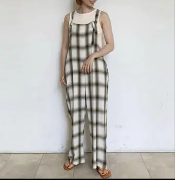 PHEENY 오버 체크 오버롤