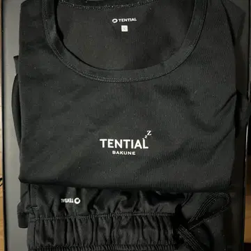 TENTIAL 블랙 상하의 세트 룸웨어 L 사이즈