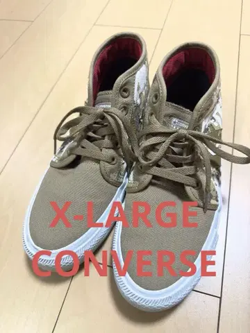 X-LARGE CONVERSE 미드 컷 스니커즈 사이즈 26.5cm