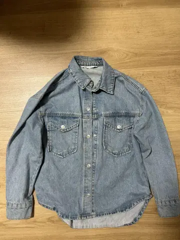 자라 라이트 블루 데님 자켓