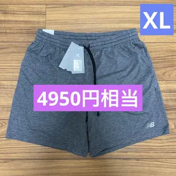 새상품 남성용 New Balance 하프 팬츠 그레이 계열 XL 사이즈