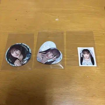 오토시마 리사 브로마이드 캔뱃지 ID 사진