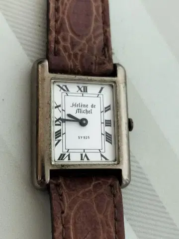 Helene de michel SILVER 925 각인 여성용 손목시계