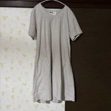MHL. 반팔 원피스 라이트 그레이