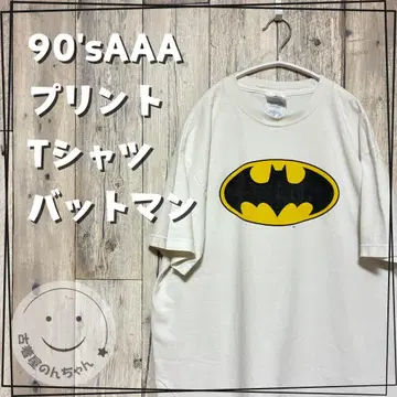 90'sAAA 프린트 티셔츠 반팔 배트맨 [구제 의류]