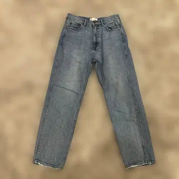 시루무린 테이퍼드 스트레이트 데님 팬츠
