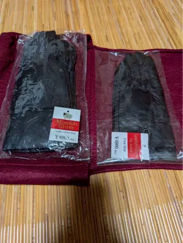 여성용 블랙 장갑 2세트